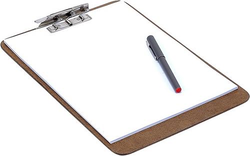 Writing a Mission Statement Clipboard